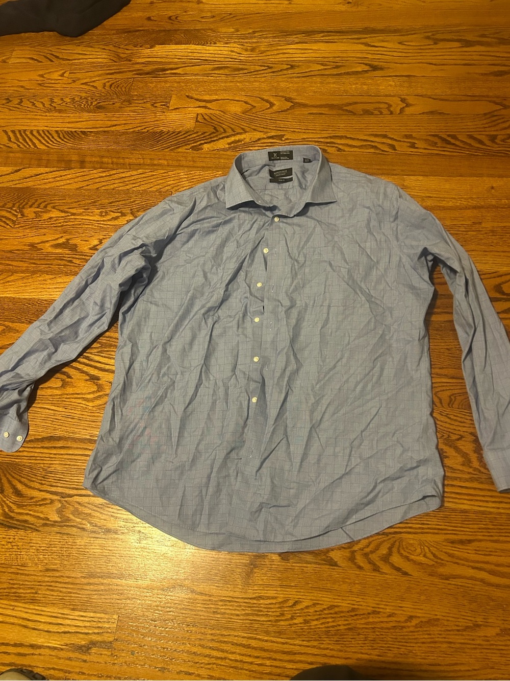 Nordstrom Light Blue Check Dress Shirt